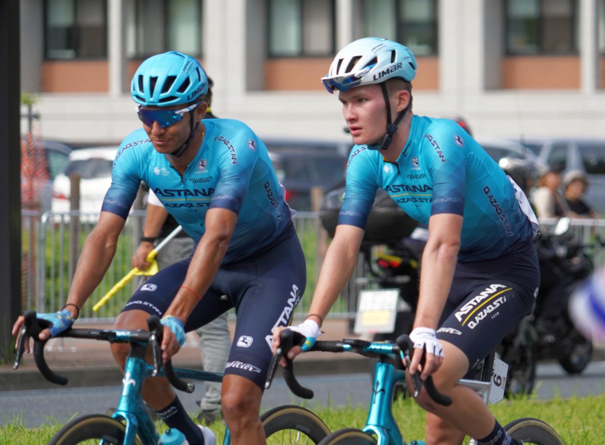 アスタナのゼイツなど（小倉城クリテリウム、2023年）